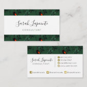 紅翼のブラックバードパターン 名刺 (正面/裏面)