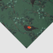 紅翼のブラックバードパターン 薄葉紙 (詳細)