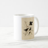 紅翼のブラックバード – オードボンのアメリカの鳥 コーヒーマグカップ (正面右)