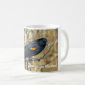 紅翼のブラックバード コーヒーマグカップ (正面右)