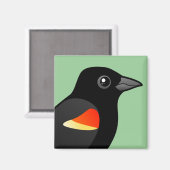 紅翼のブラックバード マグネット (正面/裏面)