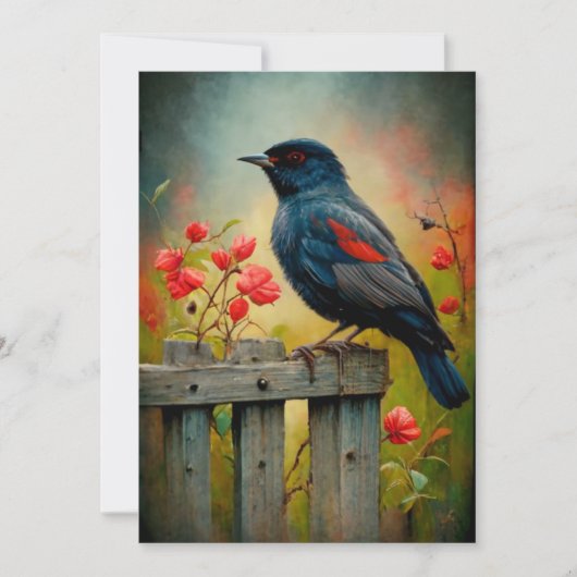 紅翼の黒い鳥カード シーズンカード (正面)