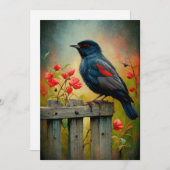 紅翼の黒い鳥カード シーズンカード (正面/裏面)