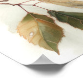 紅翼ブラックバードアートプリントポスター ポスター (角)