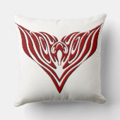 紅翼鳥の部族のタトゥーデザイン クッション (裏面)