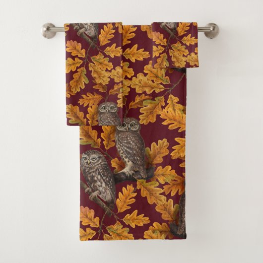 紅色に秋色あり バスタオルセット (インサイチュ)