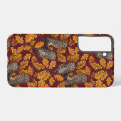 紅色に秋色あり SAMSUNG GALAXYケース (裏面横)