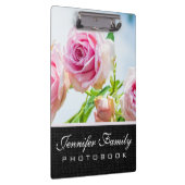 紅色のバラの花 クリップボード (右)