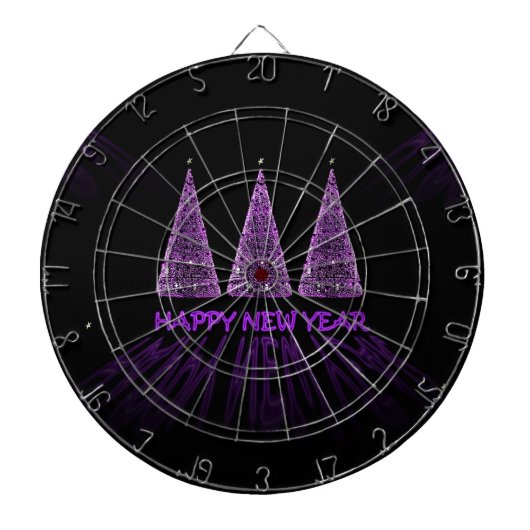 紅色の新年 ダーツボード (正面)