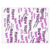 紅色の新年 テーブルクロス (正面(横))