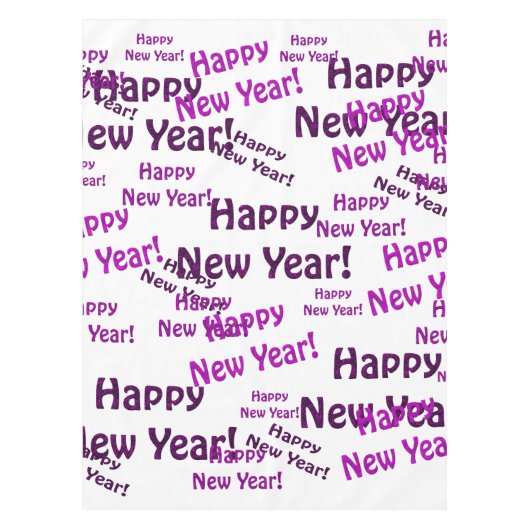 紅色の新年 テーブルクロス (正面)