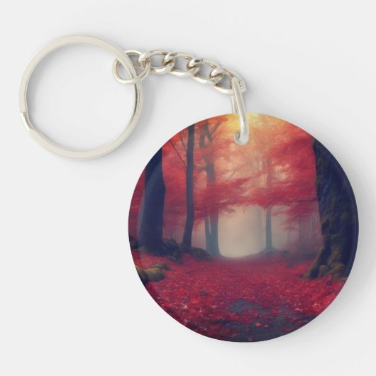 紅色の秋 キーホルダー (正面)