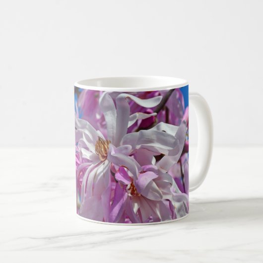 紅色の花 コーヒーマグカップ (正面右)