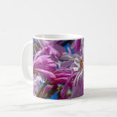 紅色の花 コーヒーマグカップ (正面左)