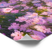 紅色の花 ポスター (角)