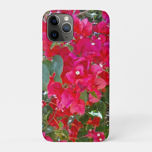 紅色の花：赤いブーゲンビリアのダンス Case-Mate iPhoneケース (裏)