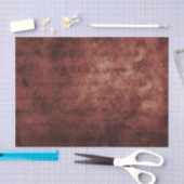 紅色の赤いステンドパーチメント紙の手書き 薄葉紙 (クラフト)