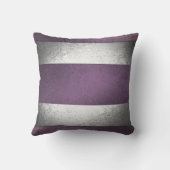 紅色の銀の縦石 クッション (裏面)