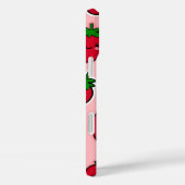 紅色の頬に笑みを浮かべるイチゴ Case-Mate iPhoneケース (裏面 / 右)