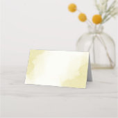 紅色の黒い花離れ金ゴールド プレイスカード (裏面)