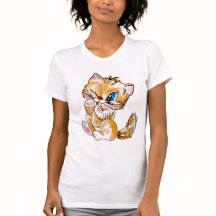 紅色の鼻の赤い猫の可愛さ