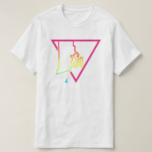 紅色三角紅島 Tシャツ