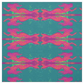 紅色反射人魚 ファブリック (見本)