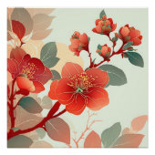 紅色花 ポスター (正面)