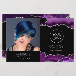 紅色銀重ね二折パンフレット