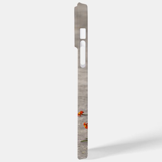 紅花の灰色リス Case-Mate iPhoneケース (裏面 / 左)