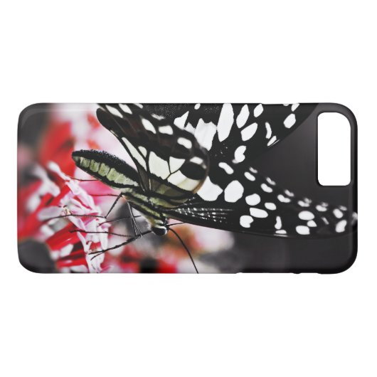 紅花の蝶 Case-Mate iPhoneケース (裏面(横))