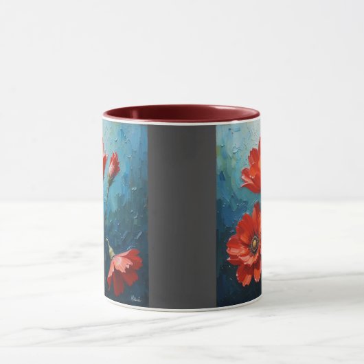 紅花喜び マグカップ (中央)