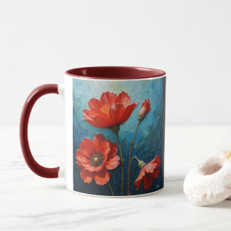 紅花喜び マグカップ