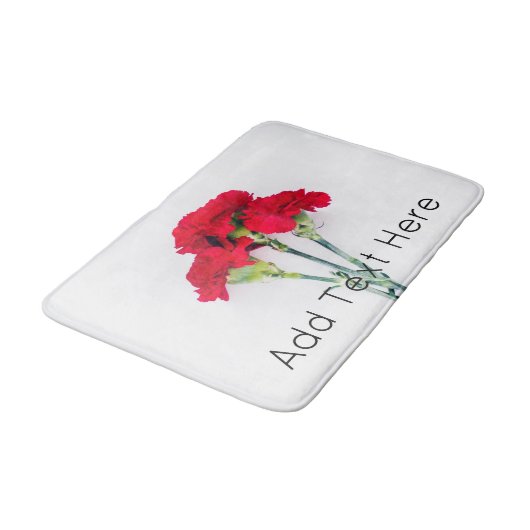 紅花束 バスマット (アングル)