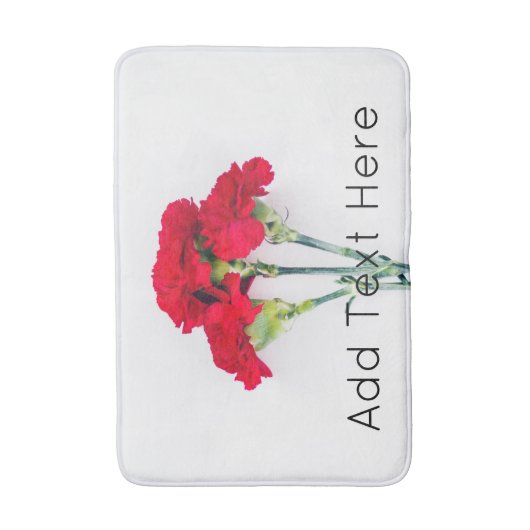 紅花束 バスマット (正面縦)