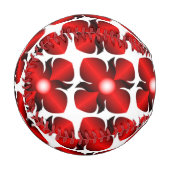 紅花模様 野球ボール (正面左)