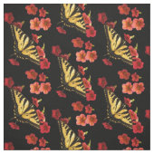 紅花蝶織物 ファブリック (見本)