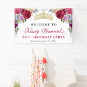 紅花誕生日 横断幕 (インサイチュ)