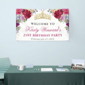 紅花誕生日 横断幕 (トレードショー)