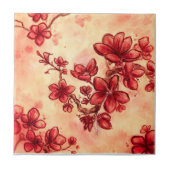 紅花踊り タイル (正面)