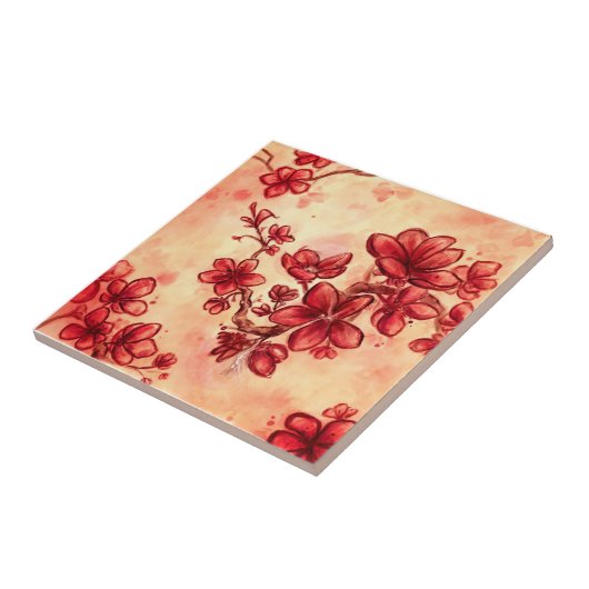 紅花踊り タイル (側面)