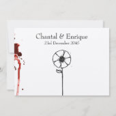 紅花 招待状 (裏面)