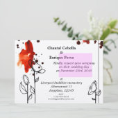 紅花 招待状 (スタンド正面)