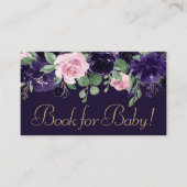 紅花 | Purple and Pink Roseブックリクエスト エンクロージャーカード (正面)