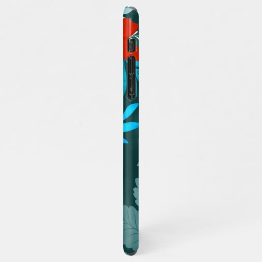 紅花iphoneカバー iPhoneケース (左側)