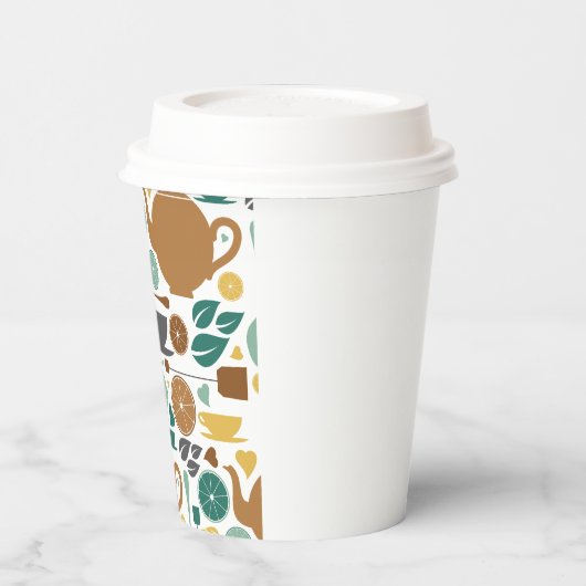 紅茶お茶！ 紙コップ (左)