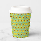 紅茶かコーヒーか?セージ紙カップ 紙コップ (裏面)