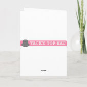 紅茶とケーキのグリーティングカード カード (裏面)