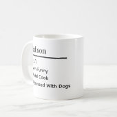 紅茶とコーヒーマグをパーソナライズする コーヒーマグカップ (正面左)