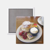 紅茶とスコーンマグネット マグネット (正面/裏面)